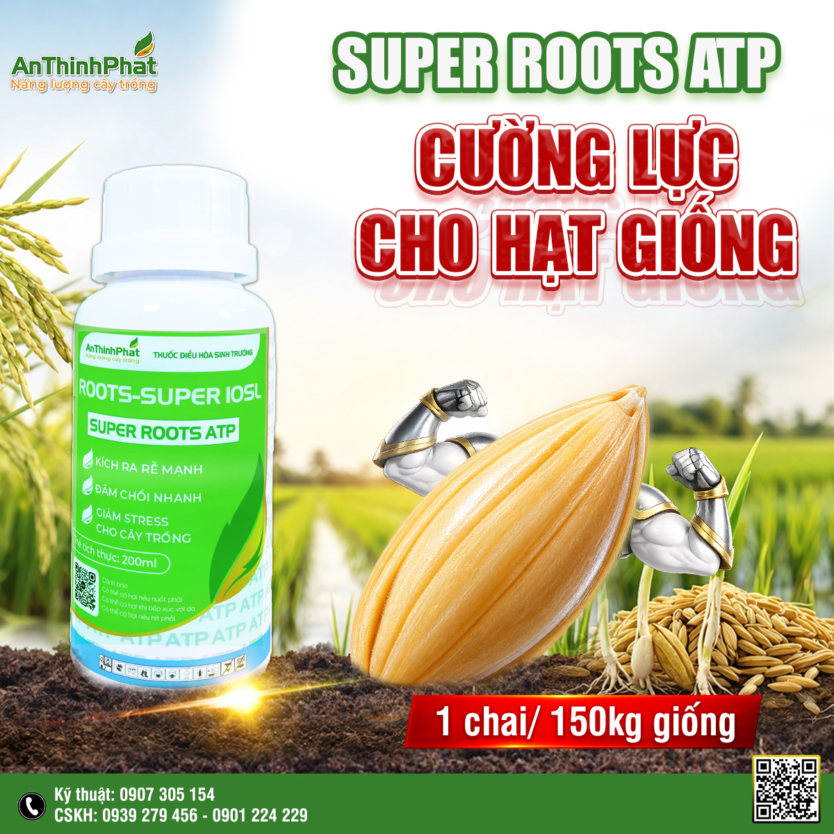 Super Roots ATP - Cường lực hạt giống 