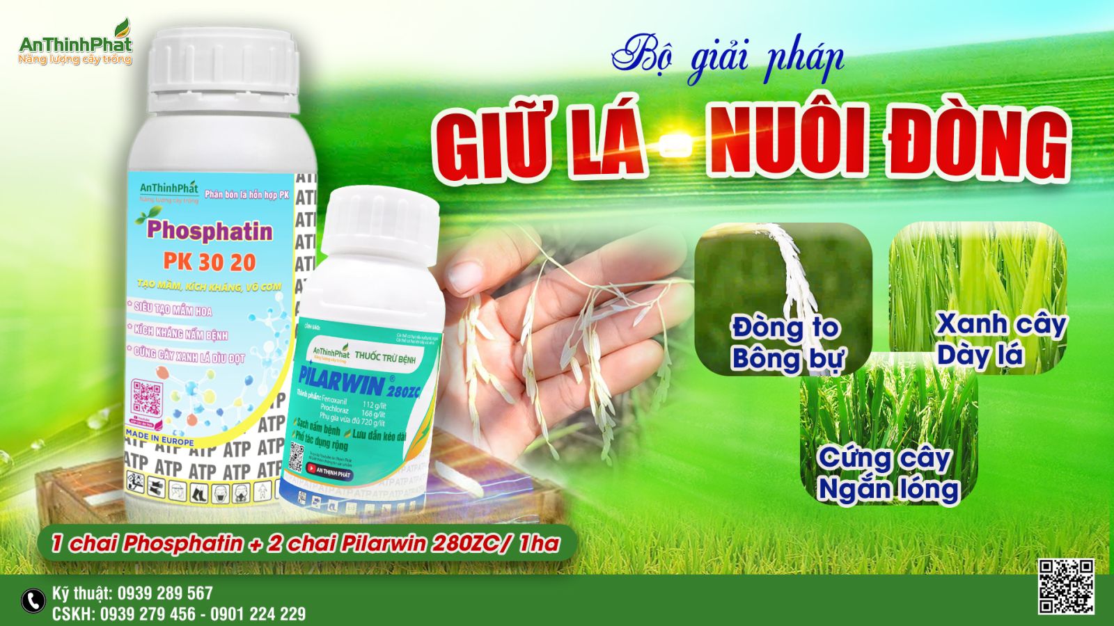 Hình  - Giải pháp giữ lá nuôi đòng 