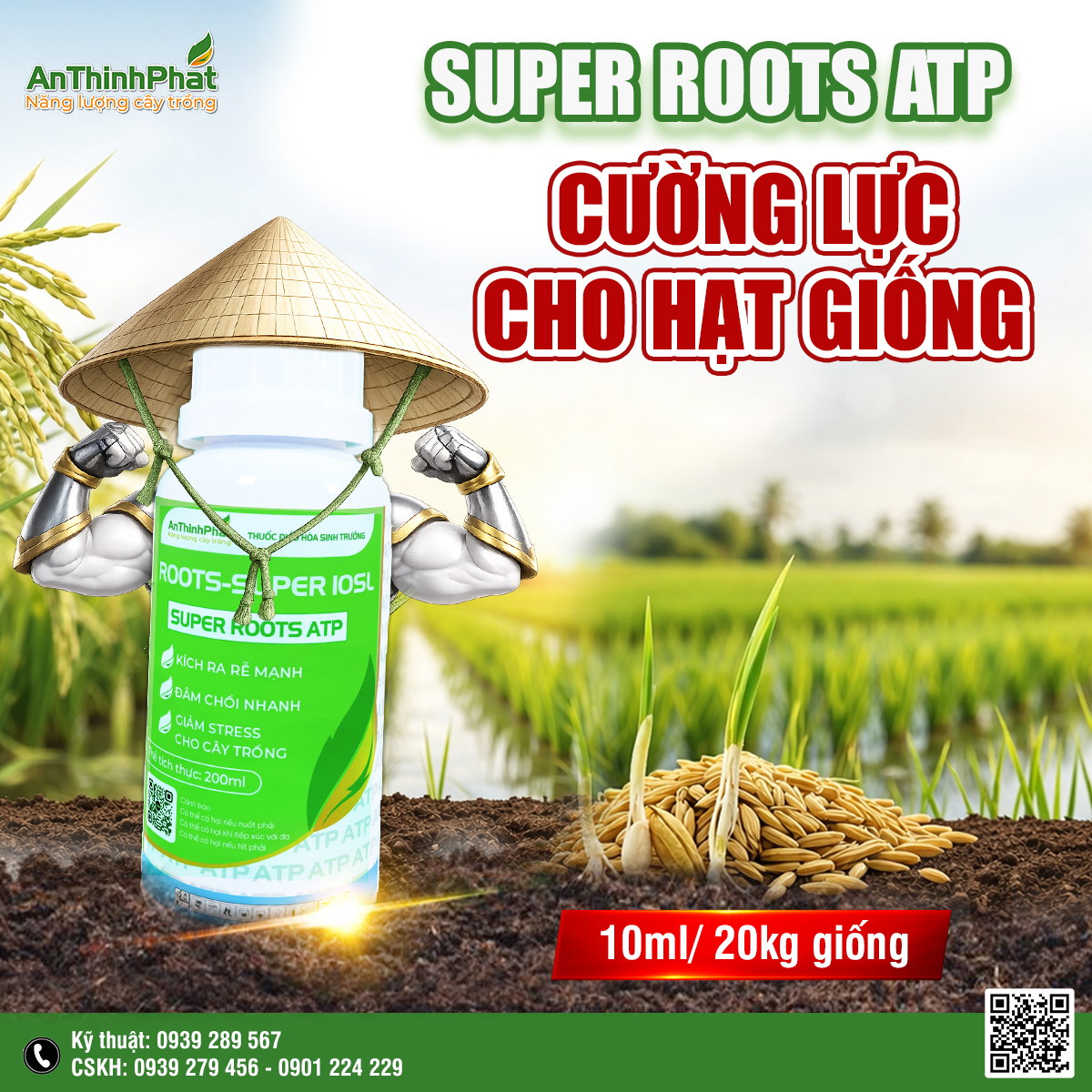Hình - Super Roots ATP - Ngót giống 