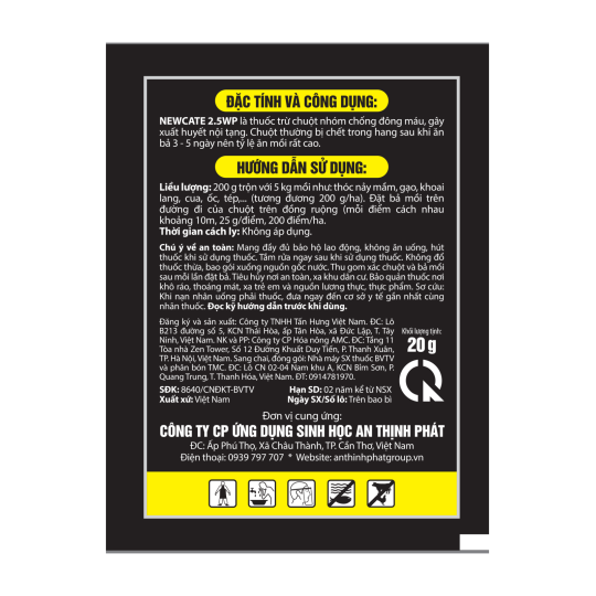 ATP RATKILL - THUỐC DIỆT CHUỘT 